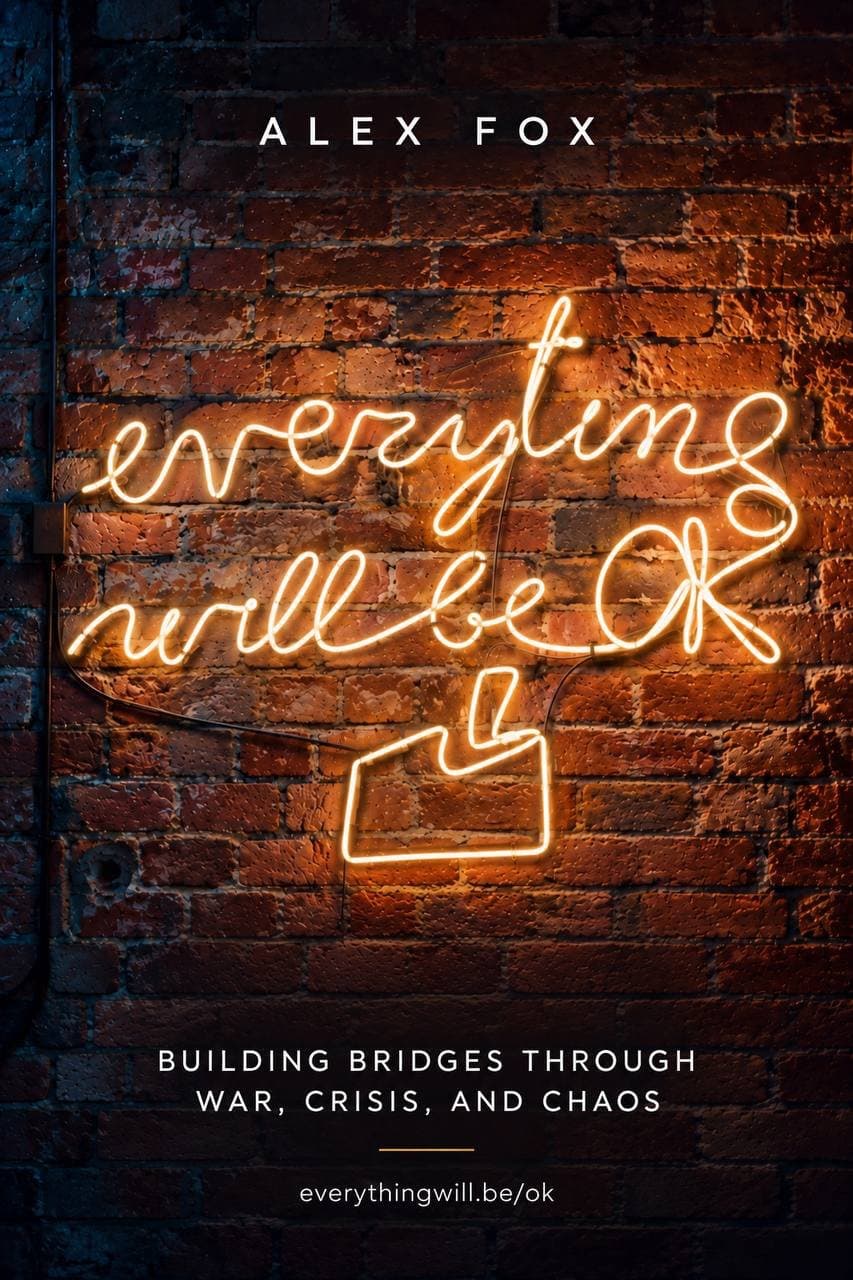 Everything Will Be OK by Alex Fox — book cover, design by Viktoria